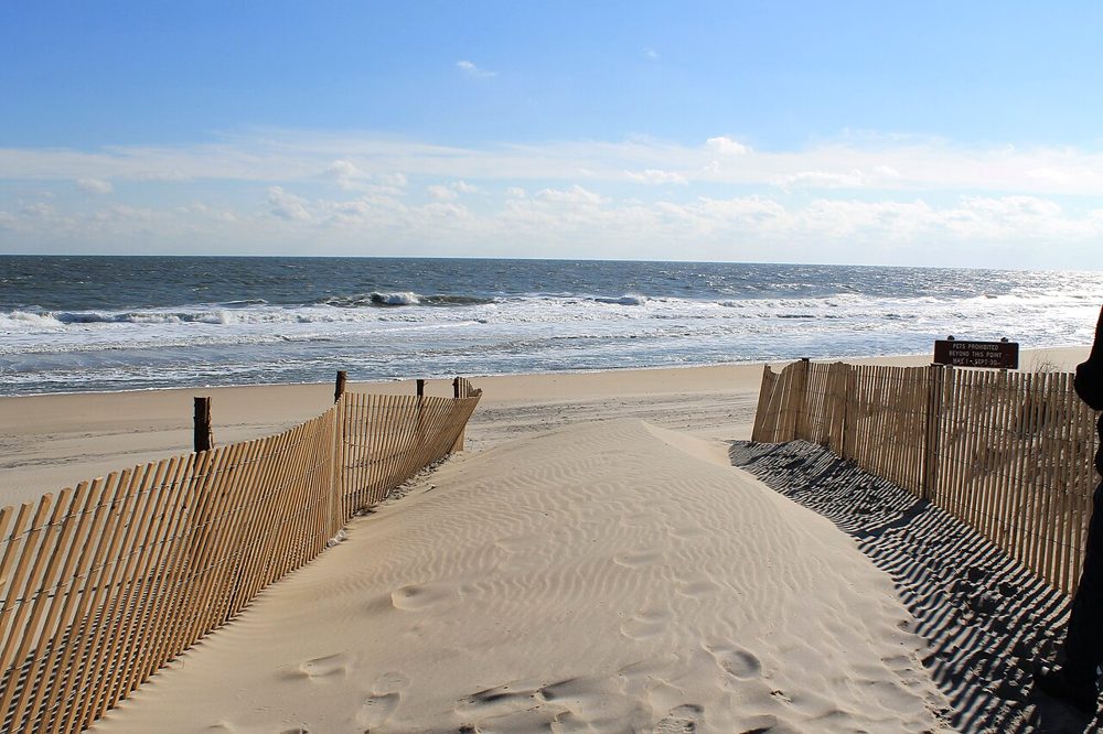 The beach at Fenwick Island State Park, Delaware
