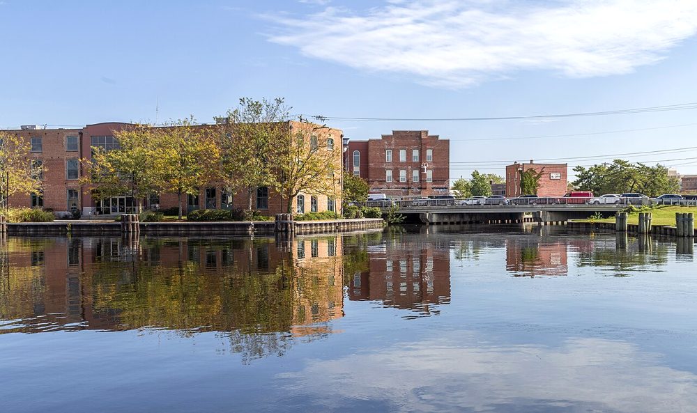 The Wicomico River at Salisbury, Maryland